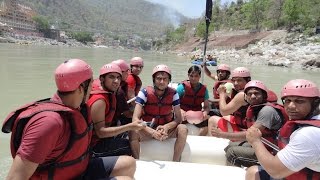 preview picture of video 'White Water River Rafting in Rishikesh | Rock Climbing and Rappelling at Shivpuri'