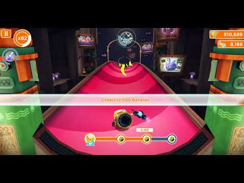 Minion Rush - Level 736 - Collecting Bananas in El Macho's Lair place.