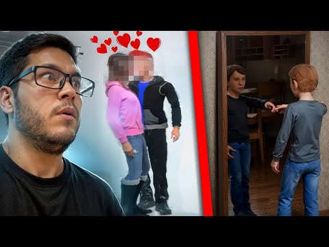 Schoolboy Ko'zgular Olamiga Tushdi Va Unga Xiyonat Qilshdi