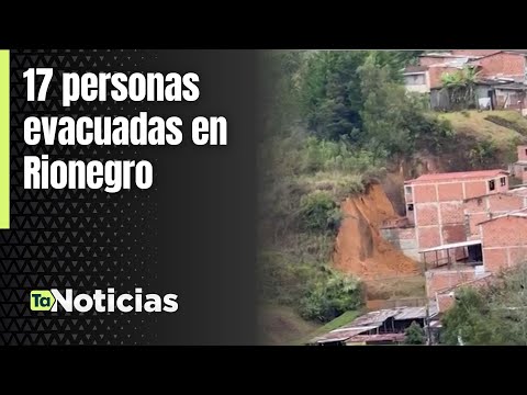 17 personas evacuadas en Rionegro - Teleantioquia Noticias