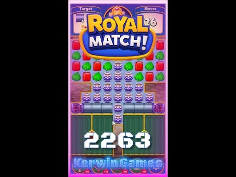Royal Match Level 2263 - No Boosters Gameplay