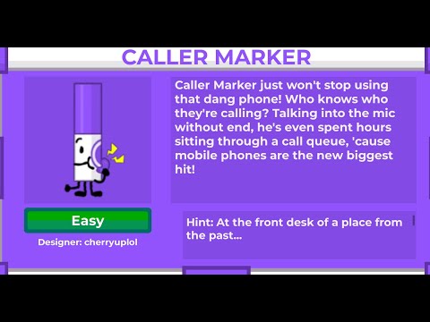 How to get Caller Marker (SCENTED REVERIE [CHECK DESC]) - Find The Markers