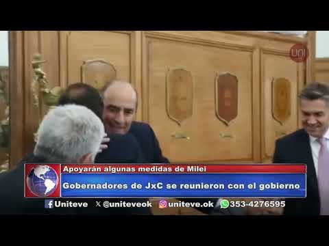 Gobernadores de JxC se reunieron con el jefe de Gabinete y el ministro del interior