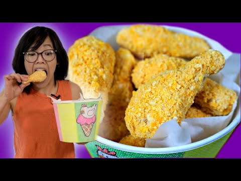 🍦ICE CREAM That Looks Like Fried Chicken 🍗 Not Fried Chicken Ice Cream Bars Recipe Test