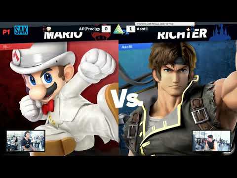 Ascension VII SSBU Top 64 Winners Semis - AR|Prodigy (Mario/Roy) vs Asotil (Richter)