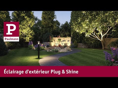 Éclairage d'extérieur pour le jardin avec Plug & Shine
