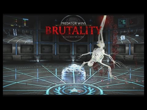 Mortal Kombat X Predator Secret Skeleton Brutality + Tutorial