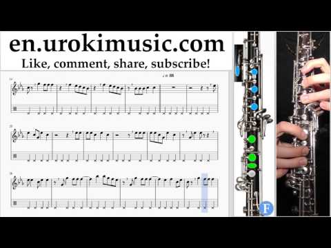 Oboe lessons Meghan Trainor - I'm A Lady Sheet Music Tutorial Part#2 um-nthli352
