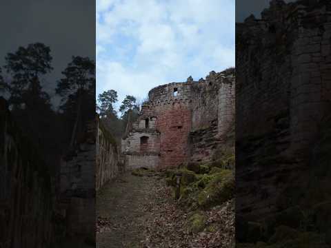 SHORT JOURNEYS #27 | ALSACE - Burgruine Schöneck / Château de Schœneck Walking Medieval Castle 4K