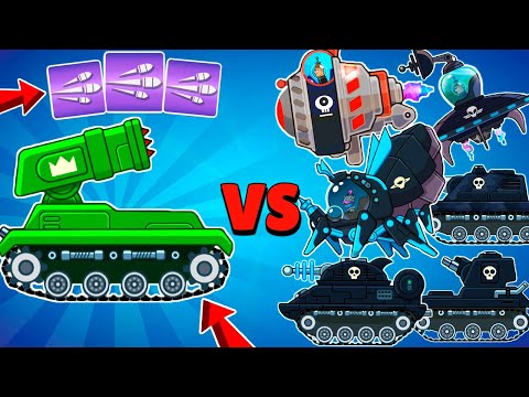 RARE TANK BARRACUDA and MULTISHOT VS ALL BOSSES in Hills of Steel. Tank Boss Battle