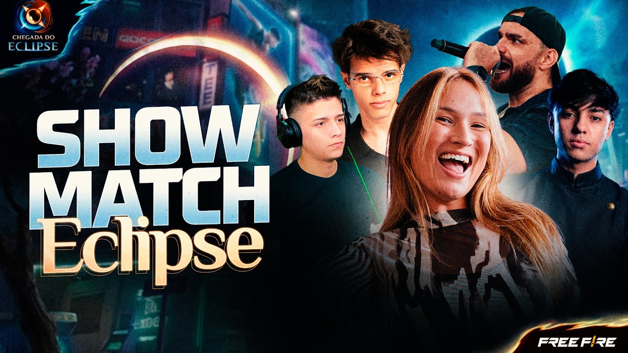 CHEGADA DO ECLIPSE | SHOWMATCH ENTRE INFLUENCIADORES | FREE FIRE BRASIL