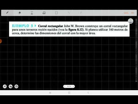 Problemas con máximos y mínimos - Ejemplo 3