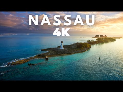 Nassau, the Bahamas 🇧🇸 in 4k ULTRA HD HDR (60 FPS) - Flying over Nassau