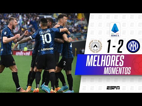 INTER VENCE UDINESE E SEGUE NA CAÇA AO MILAN NO ITALIANO | MELHORES MOMENTOS