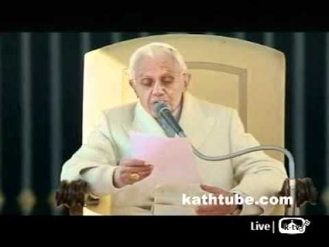 Generalaudienz 16. November 2011 - Papstkatechese deutsch
