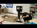 Height Adjustable Flat Panel Floor Support Mount (LFE1U) Installation