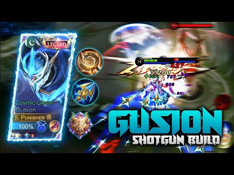 USE THIS GUSION ONE SHOT BUILD IN 2023!🔥| COSMIC GLEAM SMOOTH COMBOS | TOP GLOBAL GUSION! - MLBB