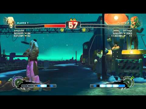 SSF4 AE: Amiyu (Gen) vs HFYoga (Dhalsim) - Ranked Match (720p HD)