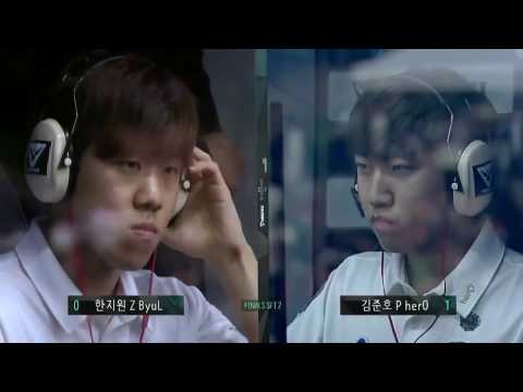 Starcraft 2  StarLeague  S3  ByuL Zerg vs herO Protoss  set2  GrandFinals  Gameplay