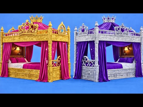 GOLD Room vs SILVER Room Makeover 💎✨ Best DIY Room Ideas