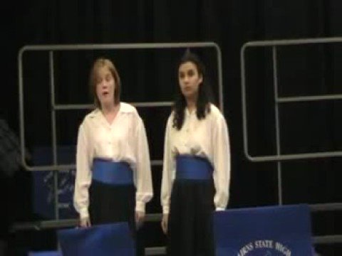 Flower Duet sung by Emily Turner and Claire