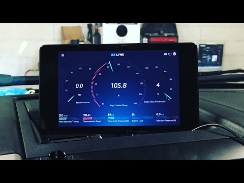 2017 Powerstroke EZ-lynk with android tablet