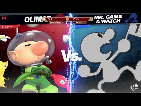 Elon Smashfest #53 - G-Money (Olimar) vs Vivor (G&W, King K. Rool, Pit) - Top 8 - 4/26/2025