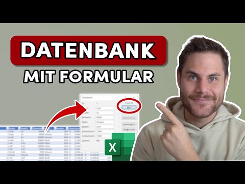 Datenbank erstellen MIT Formular und Suchfunktion in Excel 📁 OHNE VBA