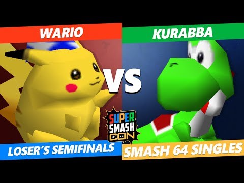 SSC 2019 SSB64 -  Wario (Pikachu) VS  Kurabba (Yoshi) Smash 64 Loser's Semifinals