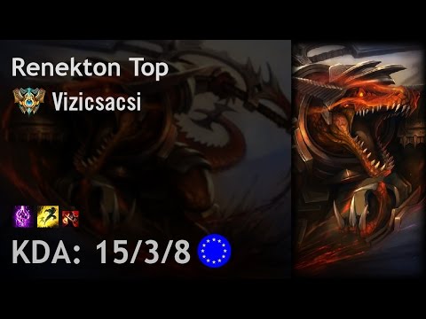 Renekton Top vs Gragas - Vizicsacsi - EUW Challenger Patch 7.9