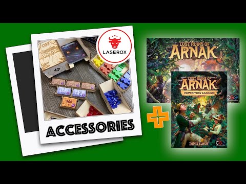 #Accessories -  Laserox (Teil 11) - Insert für Arnak Erweiterung | kleines Add-on