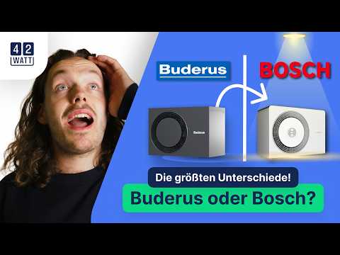Buderus or Bosch heat pump? These differences are worth considering! 🔥