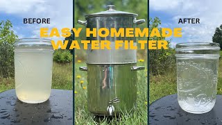 Easy DIY Homemade Water Filter | 10-minutes to Build | #farming #homestead #offgrid #diy