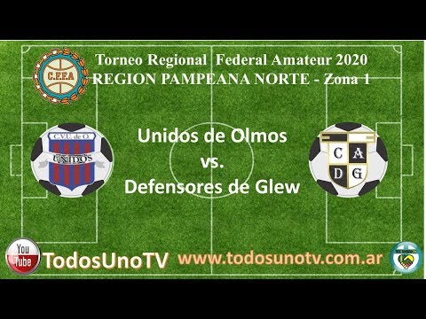 Unidos de Olmos vs. Defensores de Glew - Fecha 6 - Zona 1 Región Pampeana Norte  #TRFA 2020