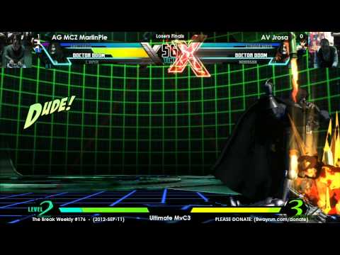The Break #176   UMvC3 LF   AG MCZ MarlinPie VS AV Jrosa