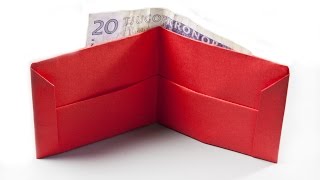 How to make a paper wallet |  Origami wallet | Easy origami