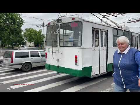 ☭ ☭ Trolleybuses in the Country that Doesn't Exist (Tiraspol, Transnistria) Тираспольский троллейбус