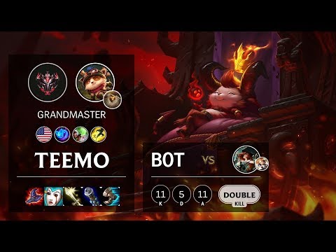 Teemo Bot vs Miss Fortune - NA Grandmaster Patch 10.11