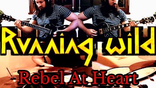 Running Wild. Rebel At Heart. Cover. (Batería y guitarra. Subtítulos en español e inglés)