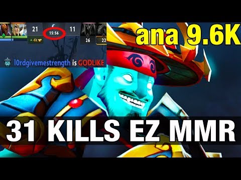 ana 9.6K MMR Plays a Ranked With Storm Spirit 31 KILLS - Dota 2