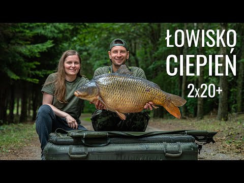 DUŻE KARPIE Z ŁOWISKA CIEPIEŃ 2x20+ / UTOPIŁEM DRONA...