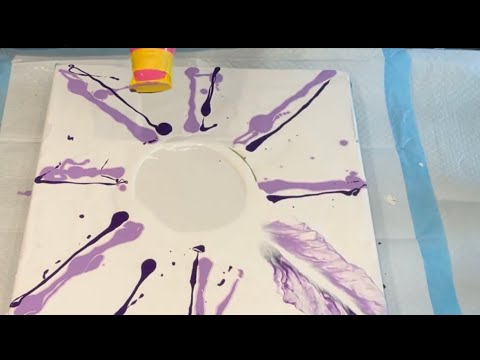 ACRYLIC POURING~ FANTASY AND WHIMSICAL EFFECTS 3 DIFFERENT TECHNIQUES MUST SEE THIS AWESOME BURST 💥