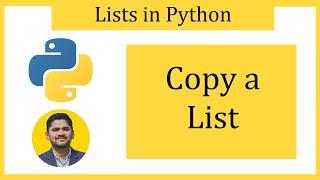 How to make a copy of the Python List | copy() method | Amit Thinks