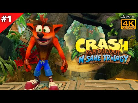 Crash Bandicoot - N. Sane Trilogy PS5™ Walkthrough Gameplay Part 1 (No Commentary)