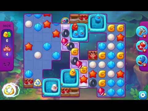 Fishdom Super Hard Level 9024 (with ingame lightning and firecracker boosters) @choraelmin