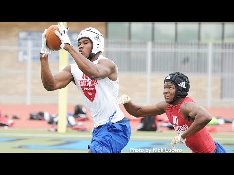 WR vs DB 1 on 1's Rivals Camp Series 2018 Houston
