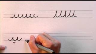 How To Write in Cursive // Lesson 1 // A complete Course // FREE Worksheets