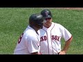 NYY BOS Panda Rips An RBI Single To Right Field