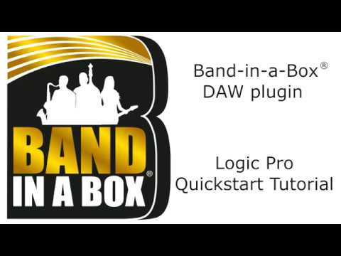 Band-in-a-Box® for Mac: DAW Plugin Quickstart in Logic Pro