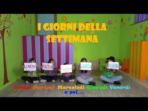 I GIORNI DELLA SETTIMANA -canzone per bambini sui giorni della settimana